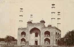 ASIE INDE  SIKANDRA (carte Photo)  Mausolée Empereur Akbar - India