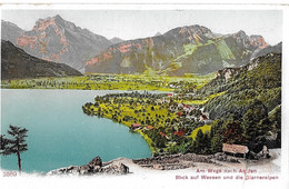 AMDEN ► Am Wege Nach Amden Mit Weesen Und Den Glarneralpen, Ca.1900 - Amden