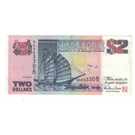 Billet, Singapour, 2 Dollars, 1992, KM:28, TTB - Singapore