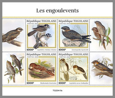 TOGO 2022 MNH Nightjars Nachtschwalben Engoulevents M/S - OFFICIAL ISSUE - DHQ2310 - Zwaluwen