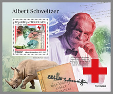 TOGO 2022 MNH Albert Schweitzer S/S II - IMPERFORATED - DHQ2310 - Albert Schweitzer