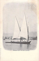 SUISSE - Genève - Barque Sur Le Lac Léman  - Carte Postale Ancienne - Genève