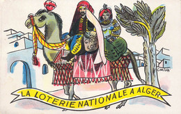 Algérie - Alger - La Loterie Nationale A Alger - Carte Postale Ancienne - Alger