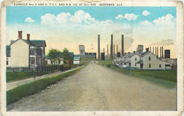 CPA  Amérique > Etats-Unis > AL - Alabama BESSEMER Furnace 3 & 4 TCI And RR CO 12th Av. Tennessee Coal Iron And Railroad - Otros & Sin Clasificación