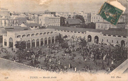 TUNISIE - Tunis - Marché Arabe - Animée - Editeur : ND - Carte Postale Ancienne - Tunesien