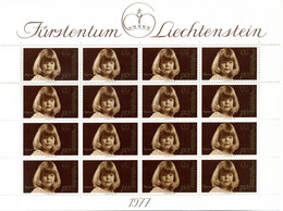 1977 LIECHTENSTEIN Minifoglio MNH **, 628 Principessa Tatjana - Blocks & Kleinbögen