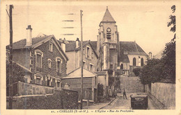 FRANCE - 77 - CHELLES - L'Eglise - Rue Du Presbytère - Carte Postale Ancienne - Chelles
