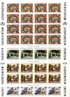 1981 LIECHTENSTEIN Minifogli MNH **, 721/724 Castello Di Gutenberg - Blocchi & Fogli