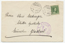Censored Cover Luxembourg - Munchen Germany 1915 - WWII - 1914-24 Marie-Adelaide