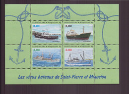 SPM, 1996, BF N° 5** " Les Vieux Bateaux De Saint-Pierre & Miquelon " Cote 11€ - Blocs-feuillets