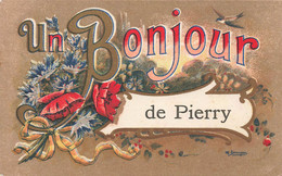 Pierry * Souvenir Et Un Bonjour Du Village * Cpa Illustrateur BERONNEAU - Other & Unclassified