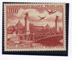 France - (1949)   -  100 F. Congres I.T.T   -  Neuf* - MLH - 1927-1959 Neufs