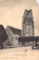 FRANCE - 77 - FONTAINE LE PORT - L'Eglise - Edit Melun Fontainebleau - Coin De Carte Arrachée - Carte Postale Ancienne - Meaux