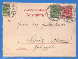 Allemagne Reich 1897 Carte Postale De Braunschweig (G15853) - Brieven En Documenten