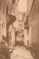 MAROC - Fez - Une Rue Dans Le Quartier Du Mellah  - Carte Postale Ancienne - Fez (Fès)