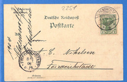 Allemagne Reich 1904 Carte Postale De Oldenswort (G15855) - Cartas & Documentos