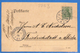 Allemagne Reich 1904 Carte Postale De Tönning (G15856) - Cartas & Documentos