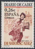 Spain Espana 2003 Mi 3854 YT 3568 SG 3967 ** 135th Ann. Diario De Cadiz - Daily Newspaper / Tageszeitung / Journal - Other & Unclassified