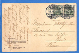 Allemagne Reich 1908 Carte Postale De Frankfurt (G15862) - Lettres & Documents