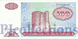 AZERBAIJAN 100 MANAT 1993 PICK 18a UNC PREFIX A/1 - Azerbaïdjan