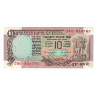 Billet, Inde, 10 Rupees, KM:60Ab, SPL - Inde