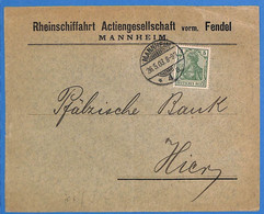 Allemagne Reich 1903 Lettre De Mannheim (G15878) - Brieven En Documenten