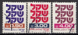 ISRAEL 861-863,used,falc Hinged - Used Stamps (without Tabs)