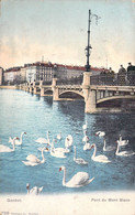 SUISSE - Genève - Pont Du Mont-Blanc - Cygnes - Carte Postale Ancienne - Genève