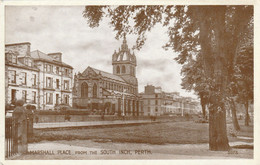 PERTH -  MARSHALL PLACE FROM SOUTH INCH - Perthshire