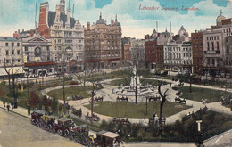 ANGLETERRE - London - Leicester Square - Voitures - Carte Postale Ancienne - Sonstige & Ohne Zuordnung