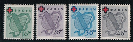 Allemagne Z.O.F. Bade N°38/41 - Neuf * Avec Charnière - B/TB - Baden