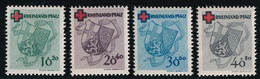 Allemagne Z.O.F. Rheinland N°41/44 - Neuf * Avec Charnière - TB - Rhénanie-Palatinat