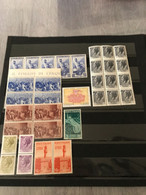 LOT  De DIVERS  TIMBRES D' ITALIE     ... Sur La 1ère  PLAQUETTE Les TIMBRES Sont NEUFS** - Vrac (max 999 Timbres)