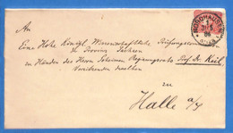 Allemagne Reich 1886 Lettre De Nordhausen (G15892) - Brieven En Documenten