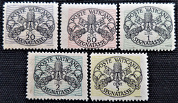 Vatican > Taxes 1945 -1946 Postage Due Stamps  Stampworld N° 7 à 11 MNH - Impuestos