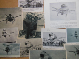 Lot De 79g De Coupures De Presse Des Hélicoptères Soviétiques Divers + Letaiouchtchii VTOL - Aviazione