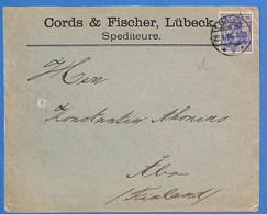 Allemagne Reich 1906 Lettre De Lubeck (G15902) - Brieven En Documenten