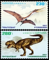 Armenia 2017:  Prehistoric Animals, Dinosaurs - Fossielen