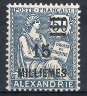 ALEXANDRIE Timbre-poste N°71* Neuf Charnière TB Cote : 3.00 € - Nuevos