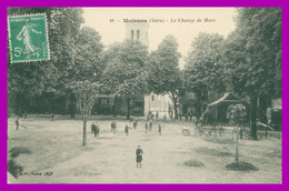 * MOIRANS - Champ De Mars - Enfants - Jeux - Café - Animée - 10 - Edit. B.F. - 1915 - Moirans