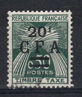 Reunion - CFA YV Taxe 47 Oblitere Gerbe - Timbres-taxe