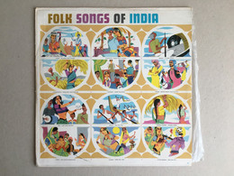 Schallplatte Vinyl Record Disque Vinyle LP Record - India Inde Indien Folk Songs Folklore Dum Dum Long Play Record - Música Del Mundo