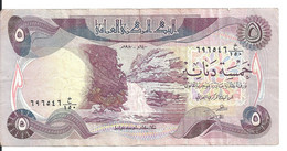 IRAK 5 DINARS 1980-82 VF P 70 - Iraq