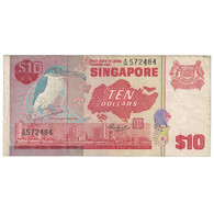 Billet, Singapour, 10 Dollars, 1980, KM:11a, TTB - Singapour
