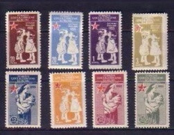 1955 TURKEY TURKISH SOCIETY FOR THE PROTECTION OF CHILDREN CHARITY STAMPS MNH ** - Liefdadigheid Zegels