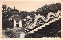 Viêt-Nam - Saigon - Jardin Botanique - Sculpture De Dragon - Carte Postale Ancienne - Vietnam