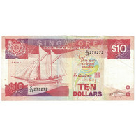 Billet, Singapour, 10 Dollars, Undated (1988), KM:20, TTB - Singapur