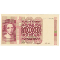 Billet, Norvège, 100 Kroner, 1987, KM:43c, SUP - Norwegen