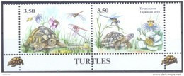 2016. Tajikistan, Wildlife, Turtles, 2v Perforated, Mint/** - Tadschikistan