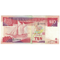 Billet, Singapour, 10 Dollars, Undated (1988), KM:20, TTB - Singapur